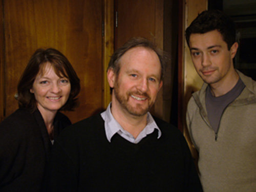 Sarah Sutton, Peter Davison and Christian Coulson in 'The Haunting of Thomas Brewster'